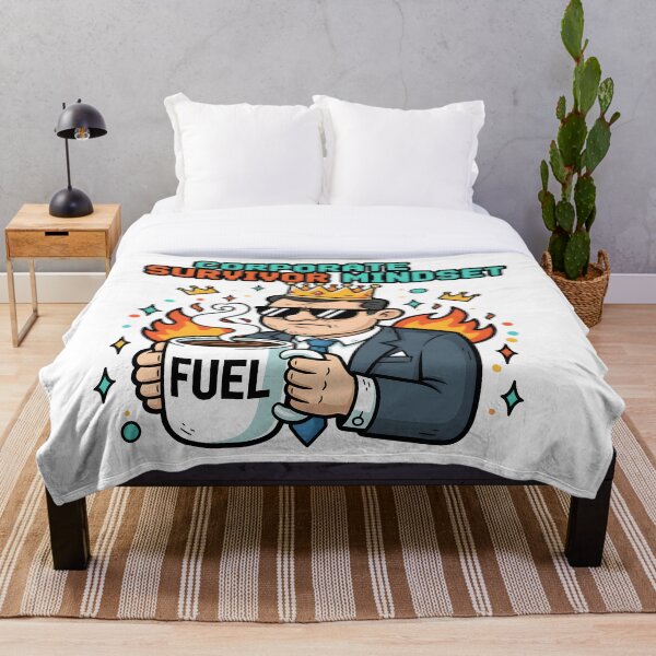 Item preview, Mentalidad de supervivencia corporativa Coffee King designed and sold by AnnDesignStudio.