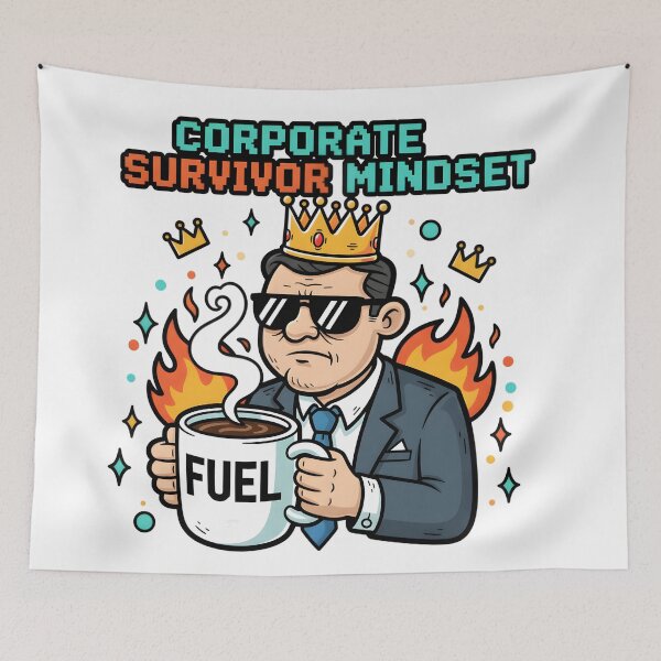 Item preview, Corporate Survivor Mindset Coffee King designed and sold by AnnDesignStudio.
