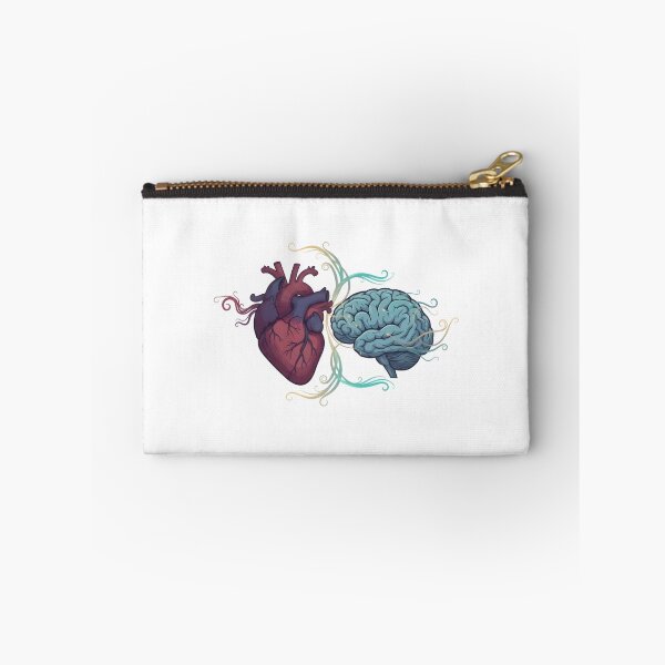 Item preview, Heart vs Brain Abstract Art T-Shirt designed and sold by LoganDzign.