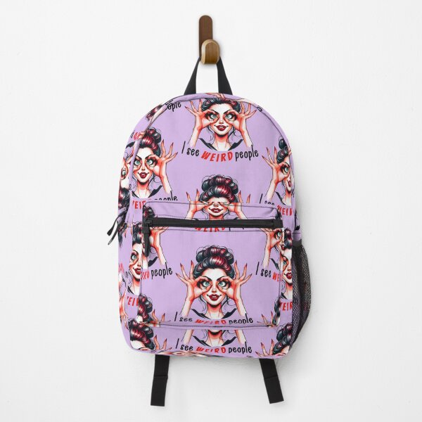 Item preview, I See Weird People Funny Graphic Design of a Girl designed and sold by Kruti Collection.