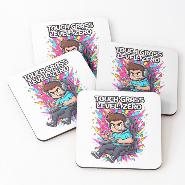 Item preview, Touch Grass Level Zero Gamer designed and sold by AnnDesignStudio.