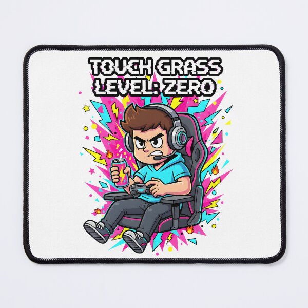Item preview, Touch Grass Level Zero Gamer designed and sold by AnnDesignStudio.