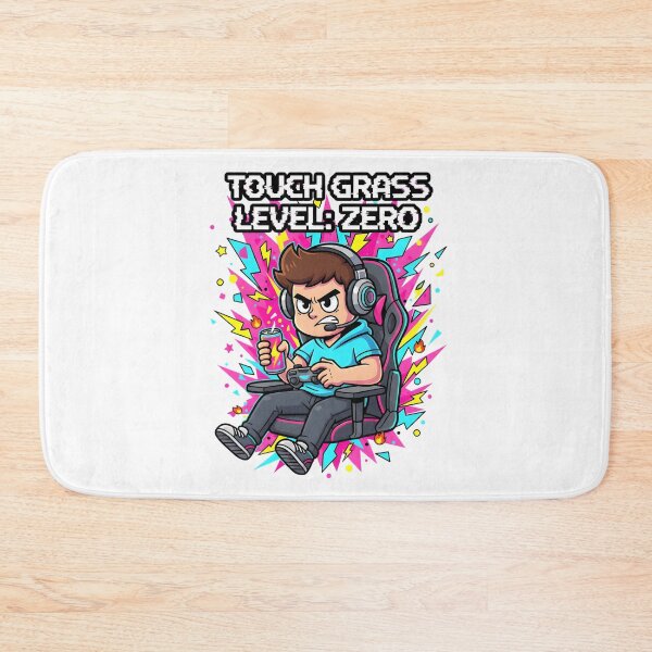 Item preview, Touch Grass Level Zero Gamer designed and sold by AnnDesignStudio.