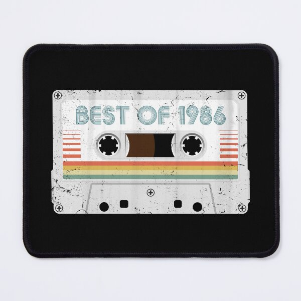 Item preview, 40th Birthday Best of 1986 Cassette Tape Vintage for Gift designed and sold by RicardoTito.