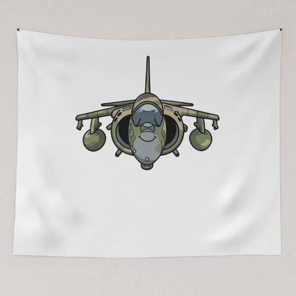Item preview, Front View Flying Jet Cartoon Art designed and sold by Combat Skies.
