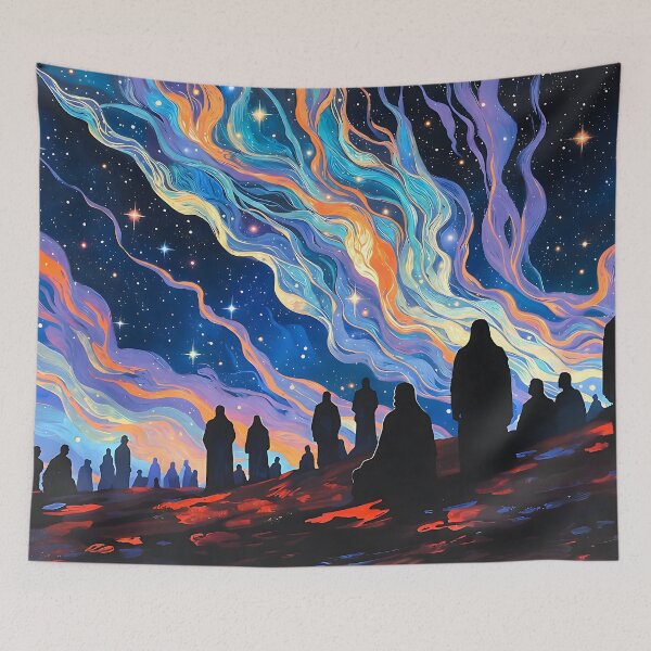 Item preview, Ancient People and the Mythic Sky designed and sold by AbsoluteAI.