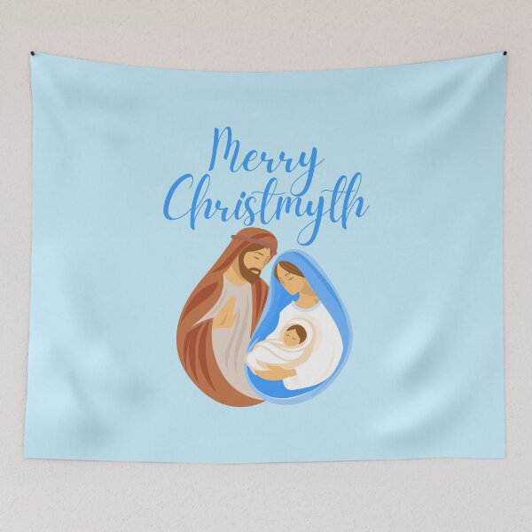 Item preview, Merry Christmyth - Atheist Christmas - Nativity Jesus designed and sold by EvergreenRevolt.