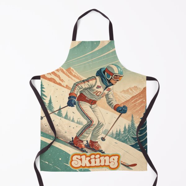 Item preview, Retro Rush: Vintage Ski Speed in Alpine Style designed and sold by ForeverPrintsOK.