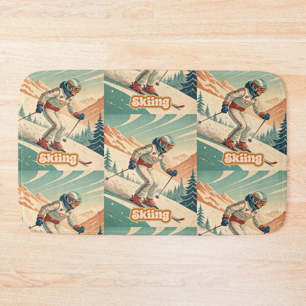 Item preview, Retro Rush: Vintage Ski Speed in Alpine Style designed and sold by ForeverPrintsOK.