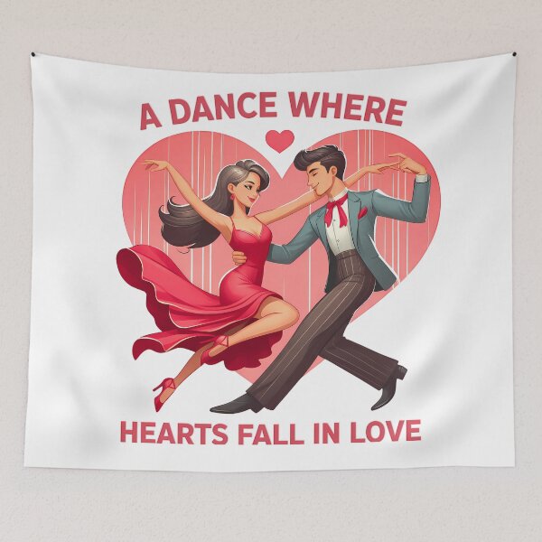 Item preview, A Dance Where Hearts Fall in Love designed and sold by Art-Arcade6.