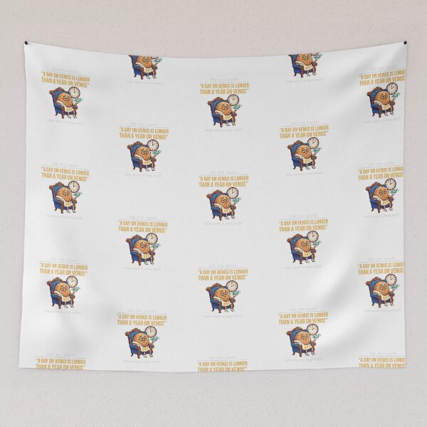 Item preview, Venus Day Longer Than Year — Funny Space Fact Potato Cartoon designed and sold by Colorful-Garden.