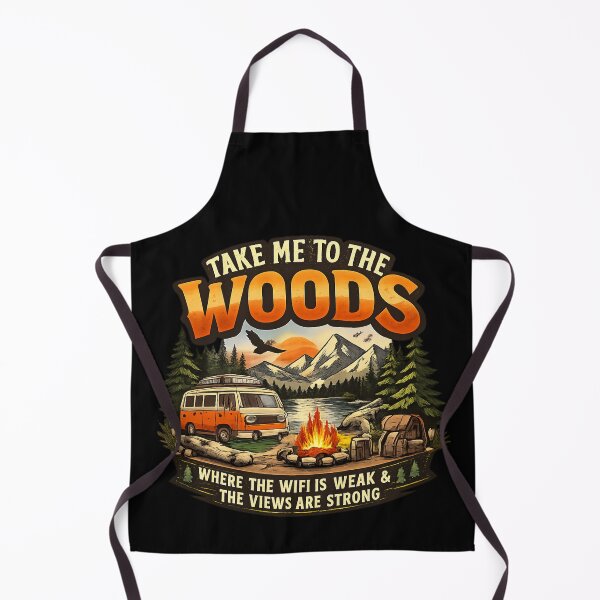 Item preview, Take Me To The Woods Vintage Camping Adventure  designed and sold by Tender Flower Clothing.