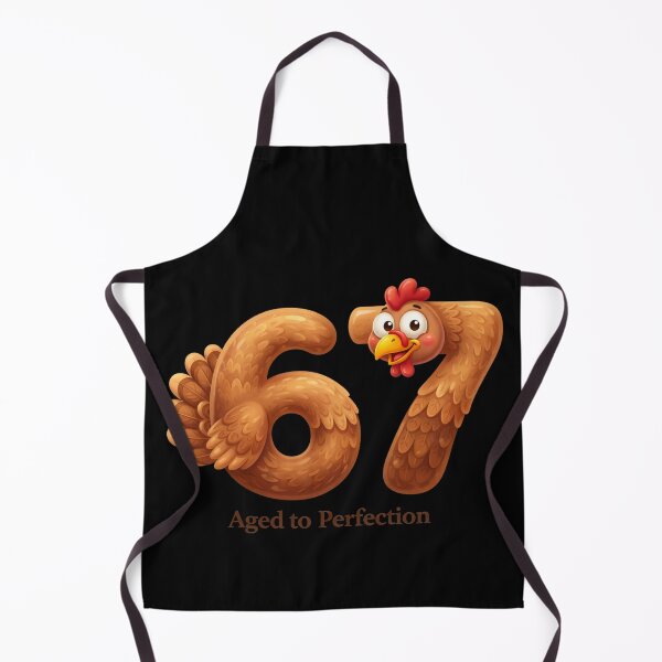 Item preview, 67 Aged to Perfection – Funny Chicken Birthday Design designed and sold by FluffinCool.