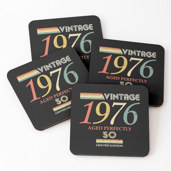Item preview, Vintage 1976, 50th Birthday Aged Perfectly Gift designed and sold by RicardoTito.