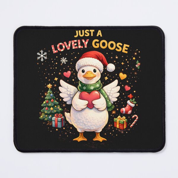 Item preview, Just A Lovely Goose – Cute Christmas Goose Art | Festive Holiday Animal Design | Cozy Xmas Illustration designed and sold by sssweetness.