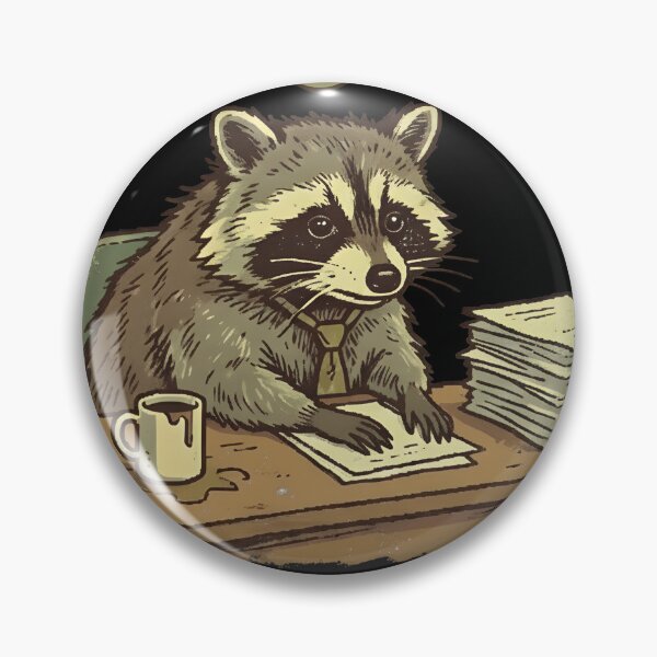 Item preview, Built for Garbage Racoon Trash Panda designed and sold by Frog Level Treasures.
