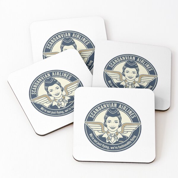 Item preview, Scandinavian Flight Attendant Aesthetic - Fashionably Flying Graphic designed and sold by Pixel & Beyond.