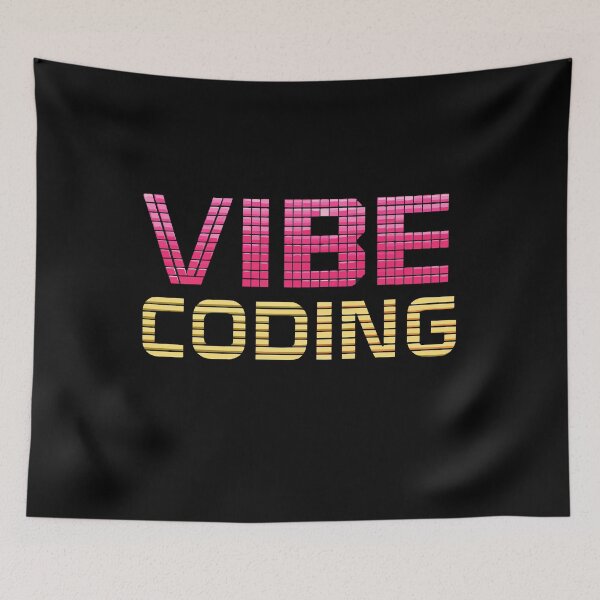 Item preview, Vibe Coding Neon Terminal – Retro Cyberpunk Programmer Aesthetic designed and sold by VividOrganica.