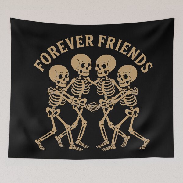 Item preview, Forever Friends – Dancing Skeleton Friendship Design designed and sold by TipTop GFX.