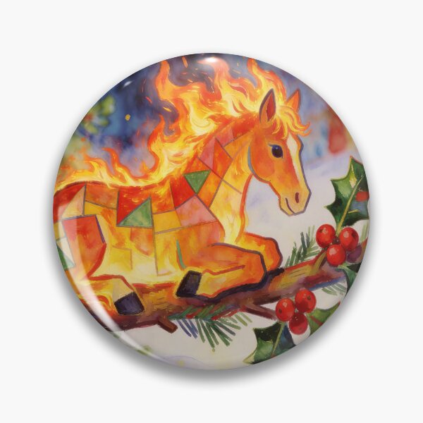 Item preview, Christmas Blaze Horse designed and sold by M-Y-A-R-T-.