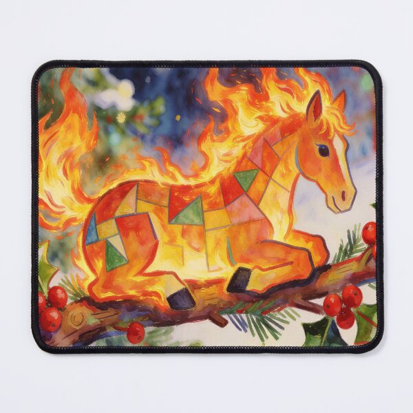 Item preview, Christmas Blaze Horse designed and sold by M-Y-A-R-T-.
