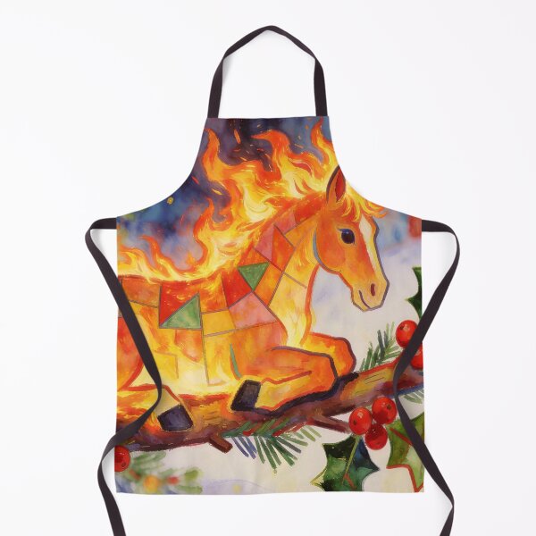 Item preview, Christmas Blaze Horse designed and sold by M-Y-A-R-T-.
