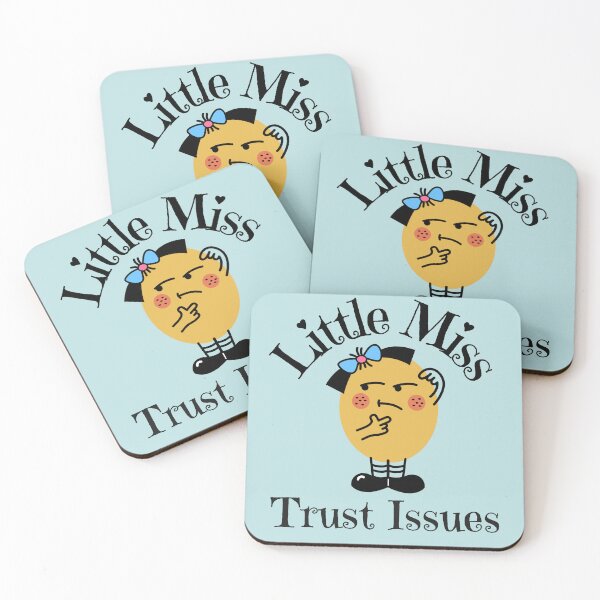 Item preview, LITTLE MISS TRUST ISSUES Cute designed and sold by JusTiceT-shirts.