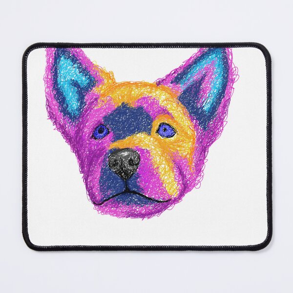 Item preview, Bright scribble colorful pup designed and sold by Ewontorcik.
