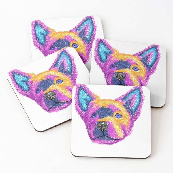 Item preview, Bright scribble colorful pup designed and sold by Ewontorcik.