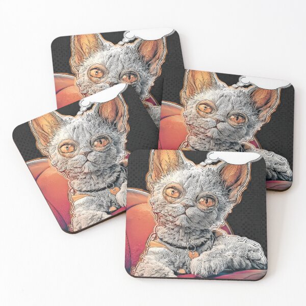Item preview, Cute Comic Kitten with Speech Bubble Illustration designed and sold by Grafititee.