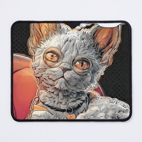 Item preview, Cute Comic Kitten with Speech Bubble Illustration designed and sold by Grafititee.