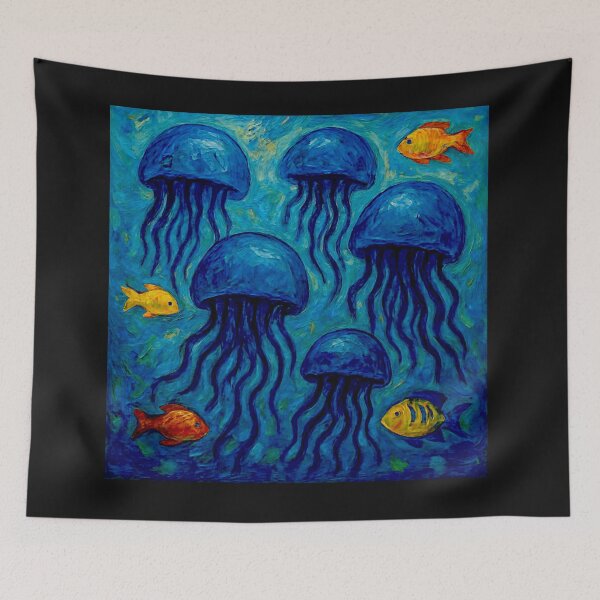 Item preview, Medusozoa, Meduza, Blue jellyfish float#2 designed and sold by Helios Be. Lavsh.