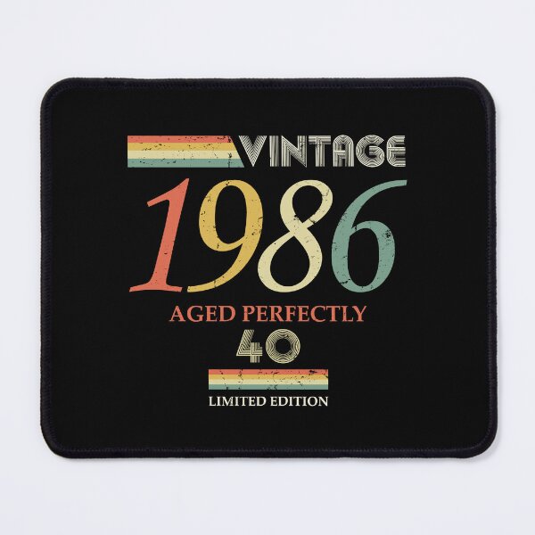 Item preview, Vintage 1986, 40th Birthday Aged Perfectly Gift designed and sold by RicardoTito.