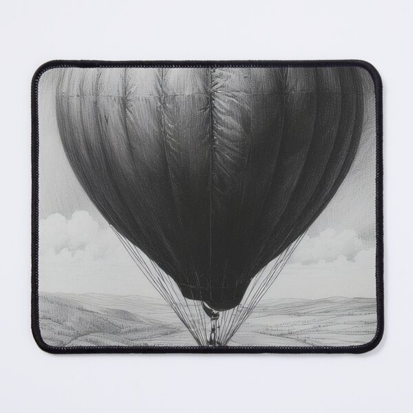 Item preview, Historic hot air balloon over hilly landscape designed and sold by Mianku | Für das Leben.