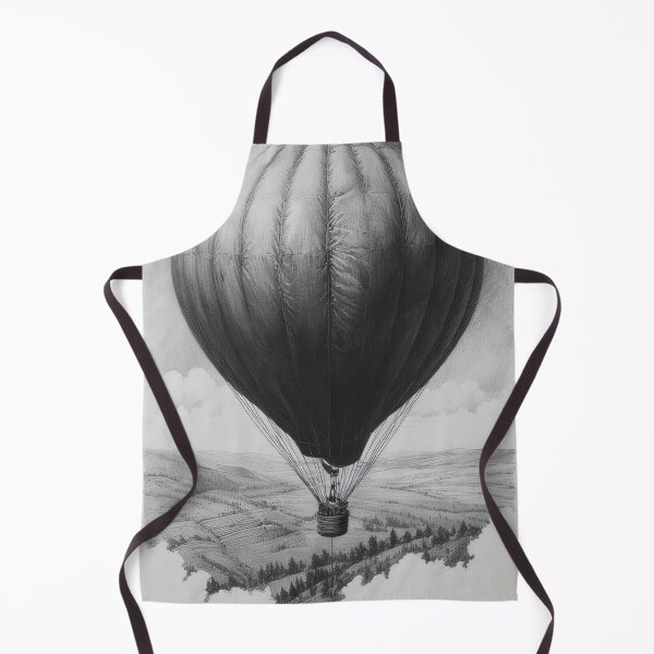 Item preview, Historic hot air balloon over hilly landscape designed and sold by Mianku | Für das Leben.