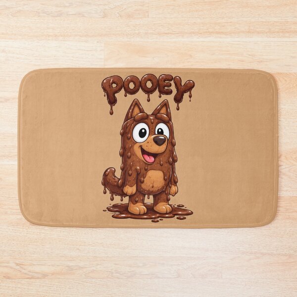 Item preview, Pooey Bluey Parody Drippy Cartoon Dog Covered in Brown Goo designed and sold by magufalo.