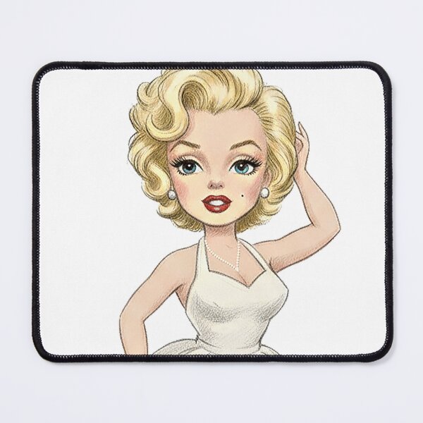 Item preview, Glamorous Hollywood Icon - Cute Vintage Pin-Up Illustration designed and sold by Hen-C-Art.