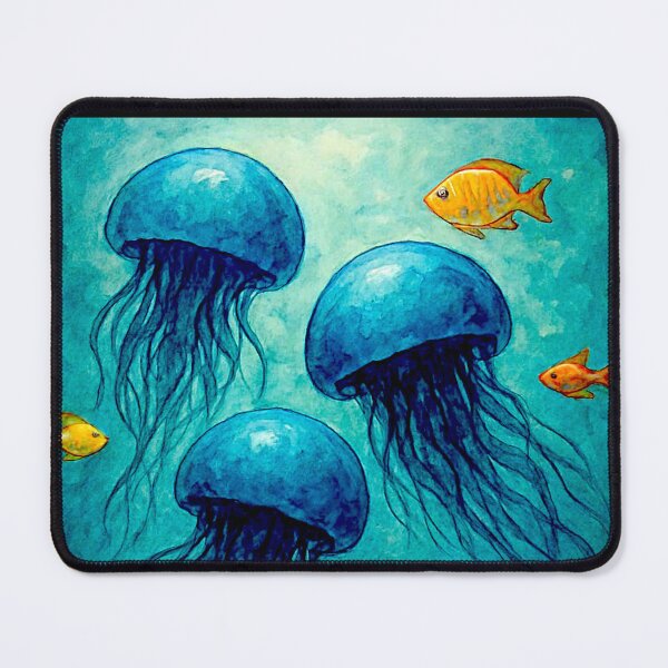 Item preview, Medusozoa, Meduza, Blue jellyfish float#4 designed and sold by Helios Be. Lavsh.