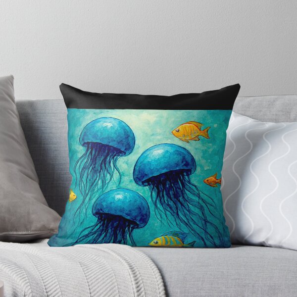Item preview, Medusozoa, Meduza, Blue jellyfish float#4 designed and sold by Helios Be. Lavsh.