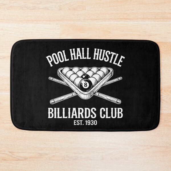 Item preview, Vintage 8 Ball Pool Hall Hustle Billiards Club Est 1930 designed and sold by gunaone-design.
