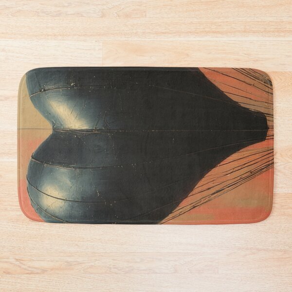 Item preview, Black hot air balloon against an abstract sky designed and sold by Mianku | Für das Leben.