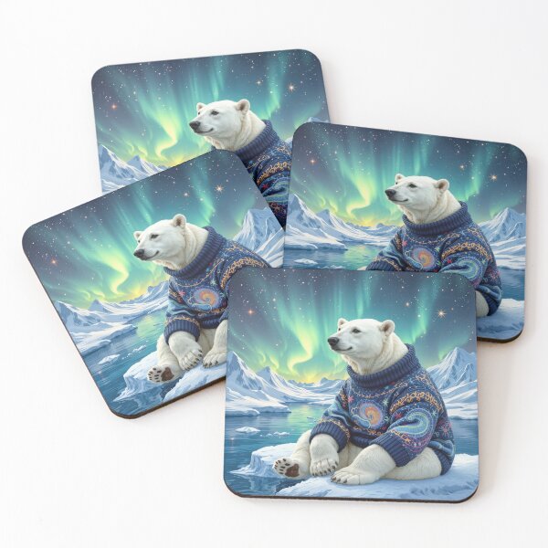 Item preview, Polar Bear Wearing a Sweater Sitting On an Iceberg designed and sold by Maria Dryfhout.