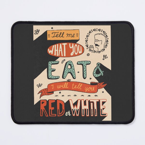Item preview, Tell Me What You Eat — Retro Food Typography Poster designed and sold by Helenahel.