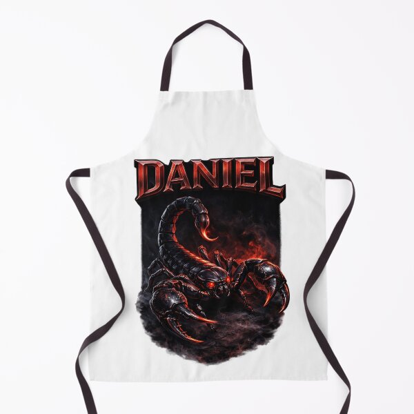 Item preview, Daniel Scorpio – Dark Power Zodiac Name Art designed and sold by AlexLineArt.