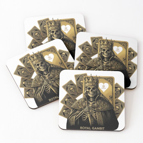 Item preview, Royal Gambit: The Skeletal King – Gold & Noir Luxury Edition designed and sold by KawisStarr.