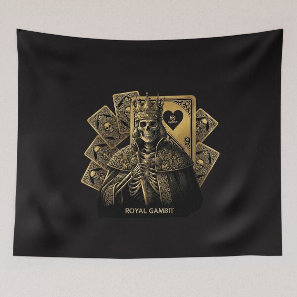 Item preview, Royal Gambit: The Skeletal King – Gold & Noir Luxury Edition designed and sold by KawisStarr.