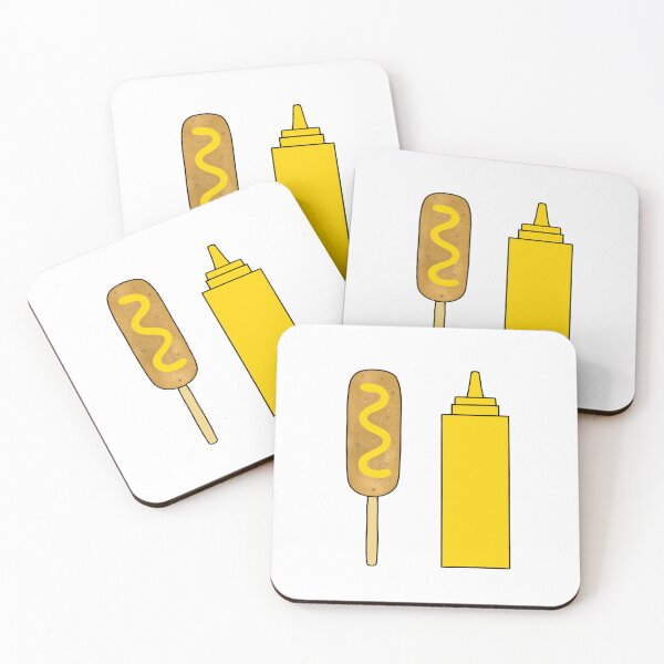 Item preview, Corn Dog With Mustard designed and sold by Sartoris Art.