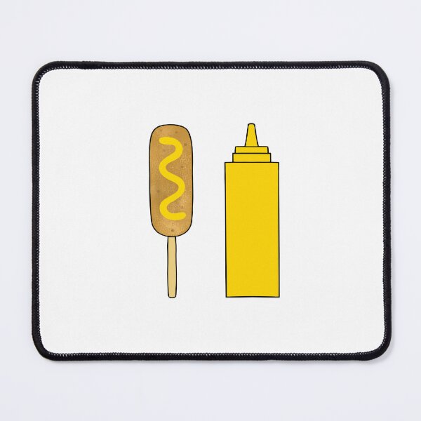 Item preview, Corn Dog With Mustard designed and sold by Sartoris Art.