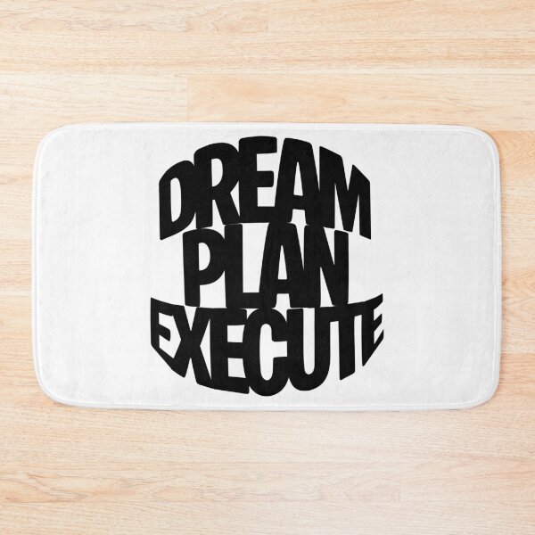 Item preview, Dream. Plan. Execute. – Success Mindset Quote designed and sold by FebCoApparel.