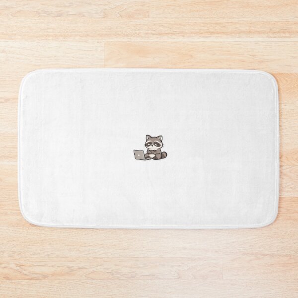 Item preview, Kawaii raccoon looking tired at work – Burnout Pro Sticker designed and sold by Ipzard1.